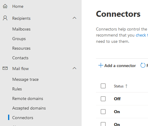 connectors exchange